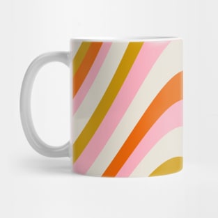 70s Swirl Pink Orange Abstract Pattern Abstract Mug